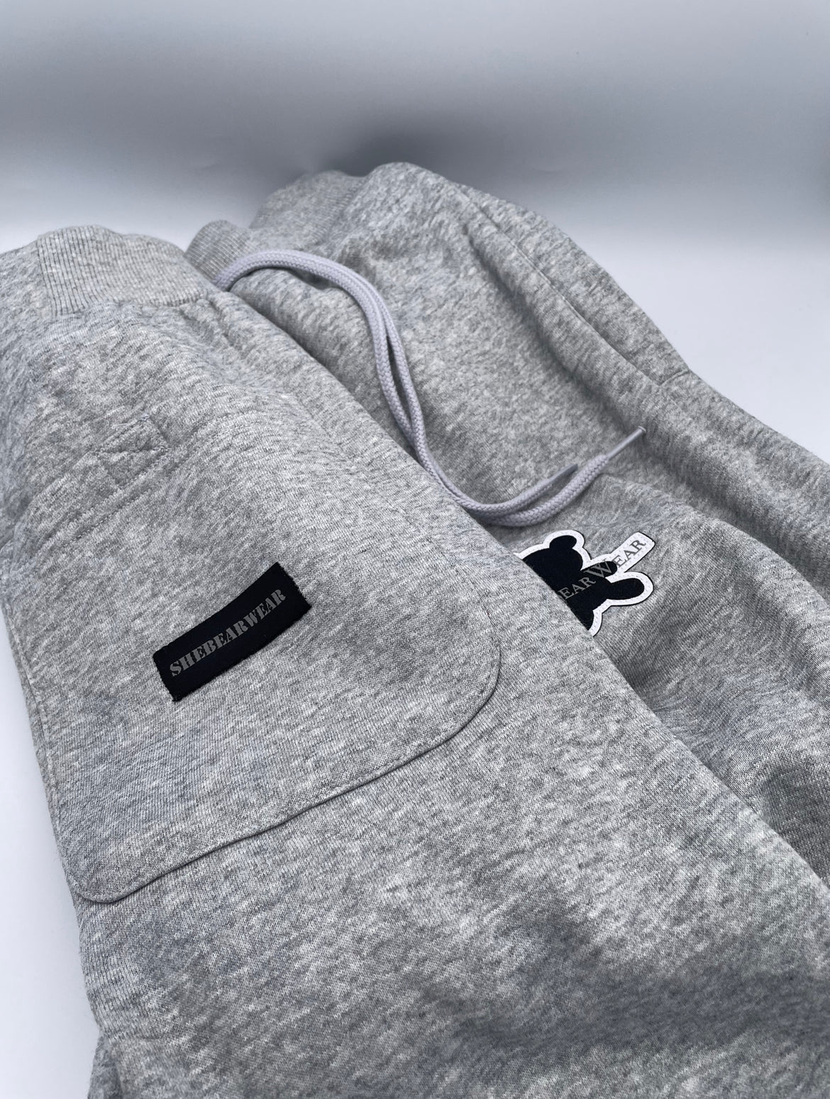 SheBearWear Heather Grey Joggers